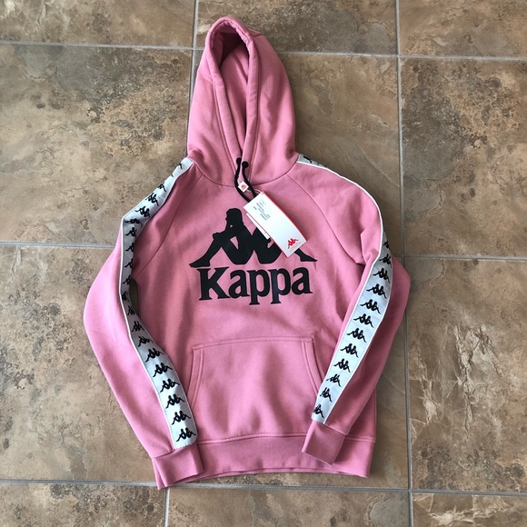 pink kappa hoodie mens